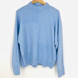 LOFT Large Blue Mock Neck Sweater